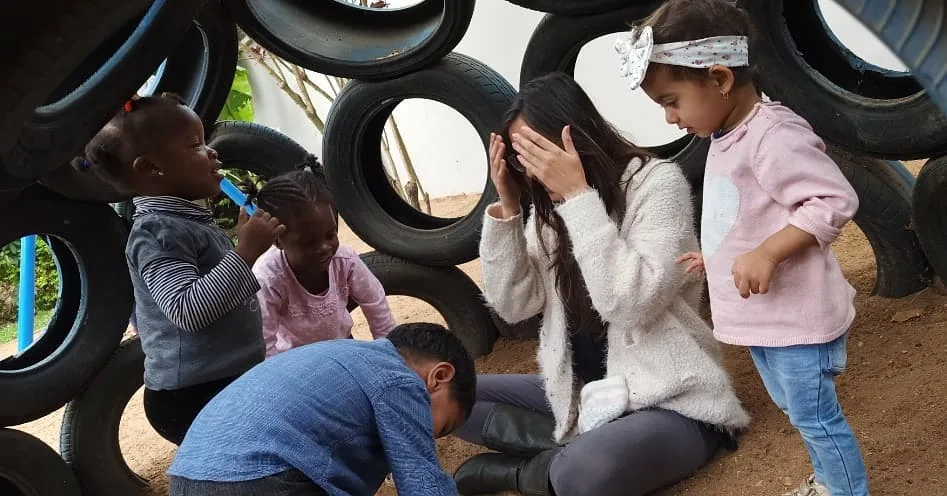 Outdoor play and exploration at The Little Nest